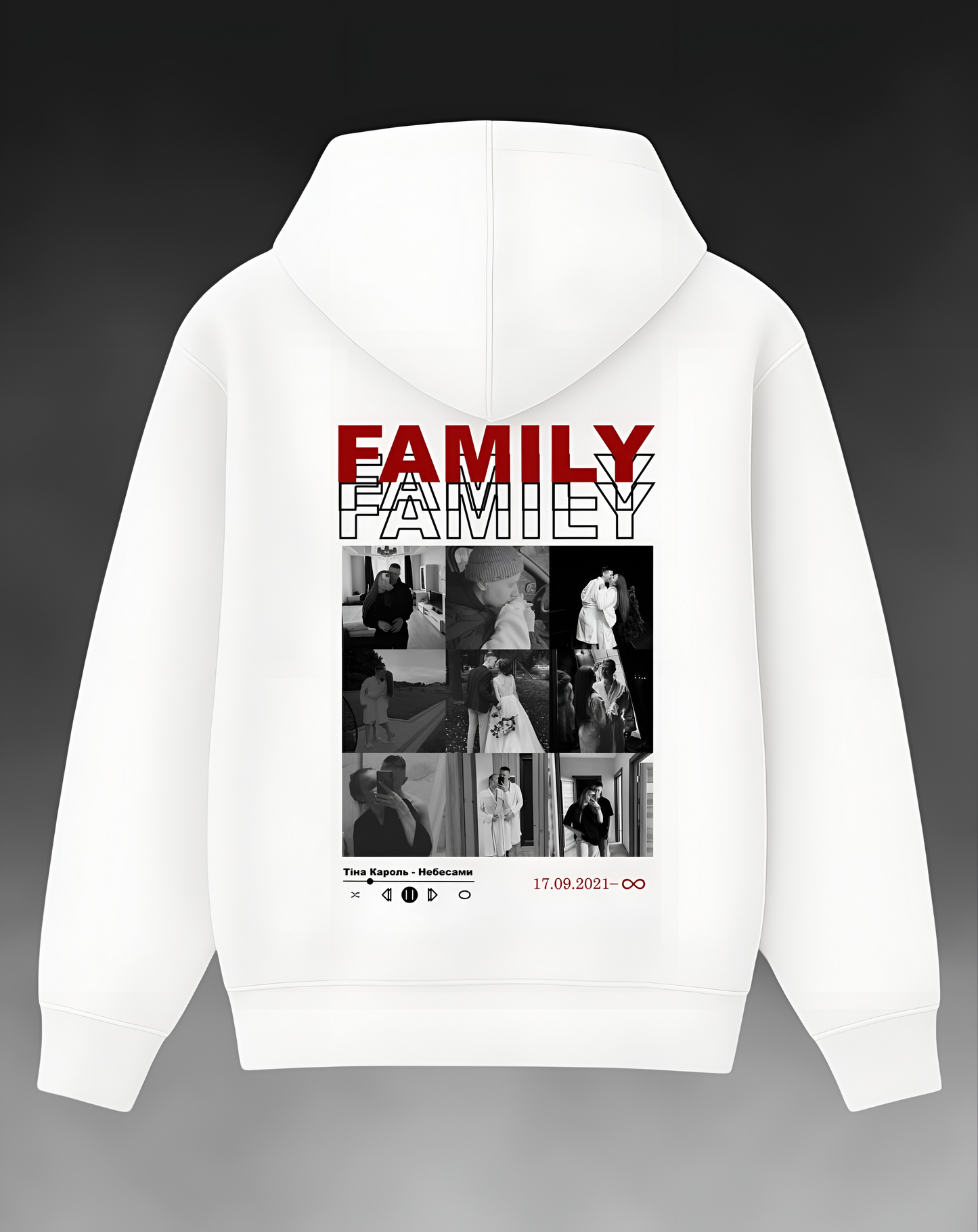 Family Customized Photo Hoodie