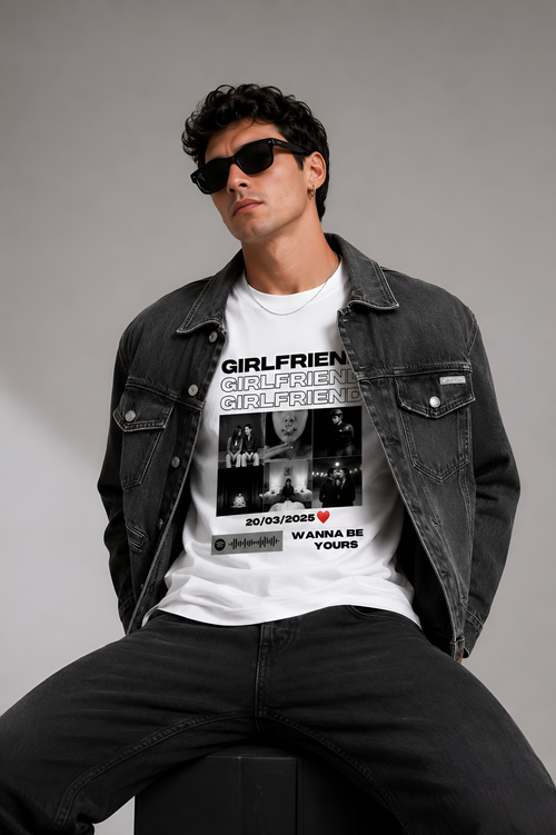 Girlfriend Oversized T-shirt (Customised Pic)