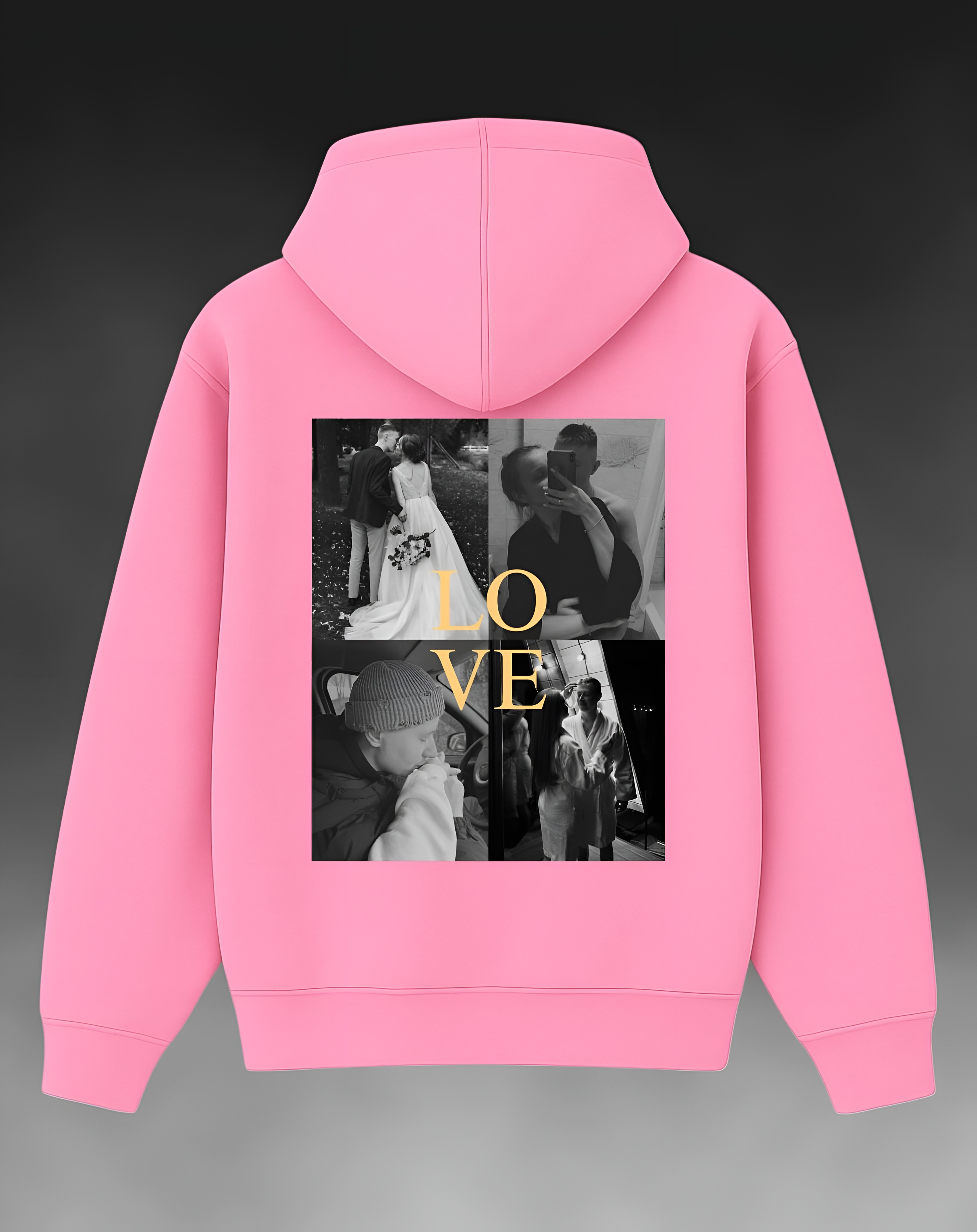 Love Customized Photo Hoodie