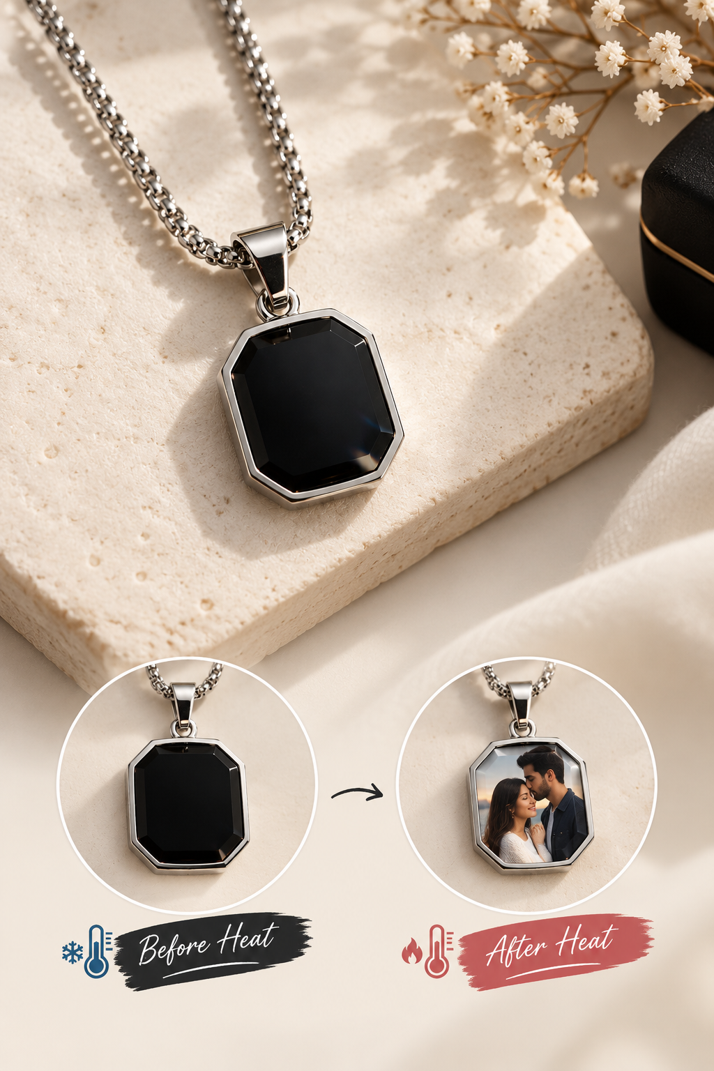 Heat-Activated Photo Necklace