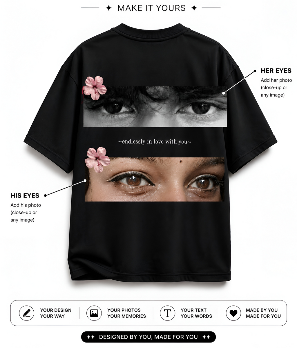 Custom Couples Eye's T-shirt