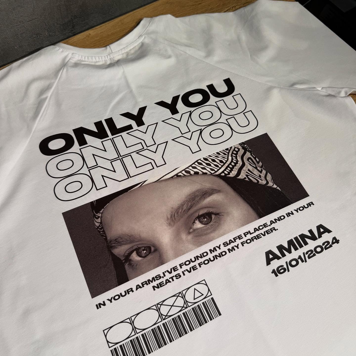 Only You Photo Hoodie