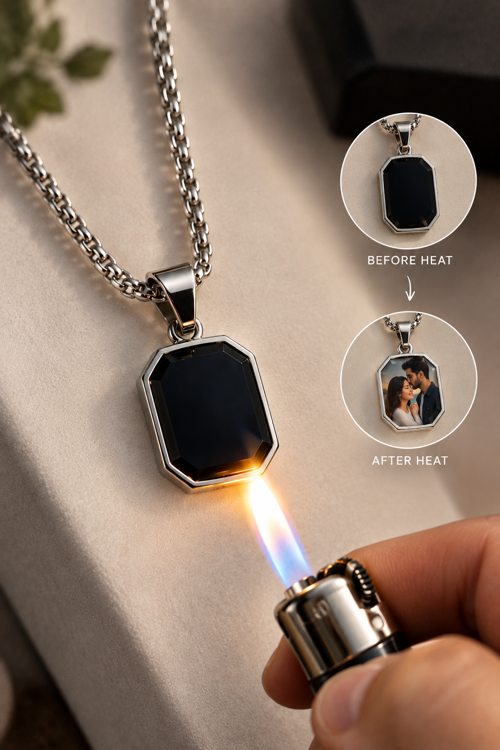 Heat-Activated Photo Necklace